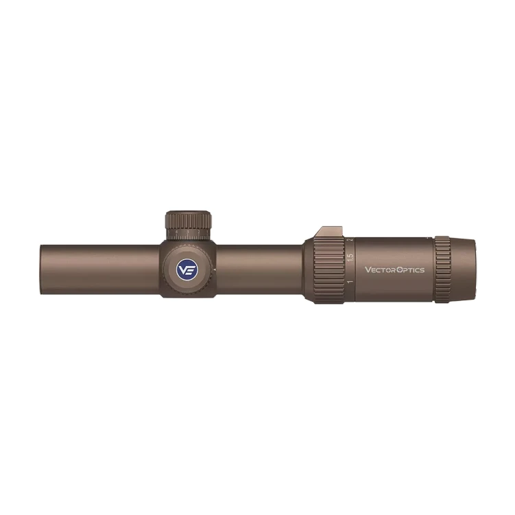 Luneta celownicza Vector Optics Forester 1-5x24i SFP Fiber LPVO Coyote FDE SCOC-55
