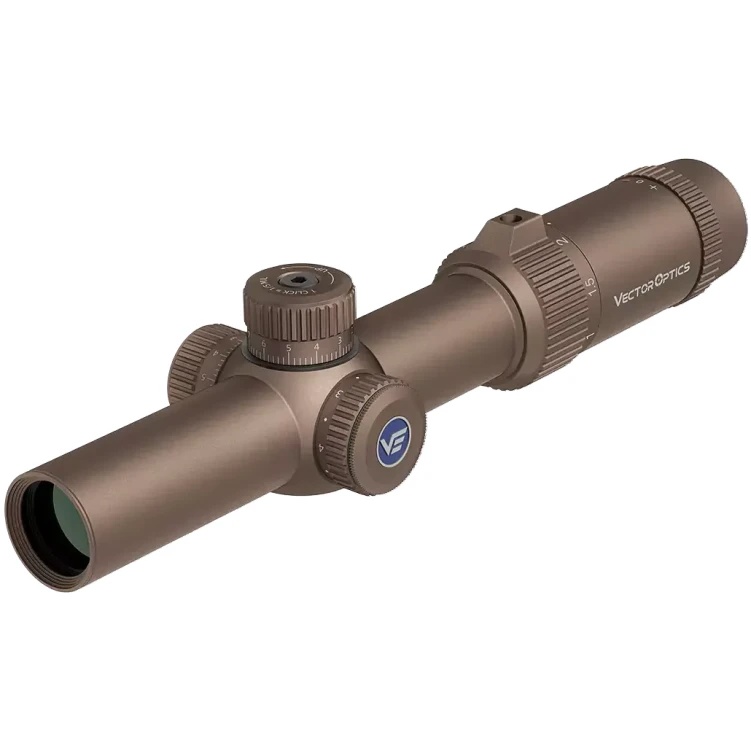 Luneta celownicza Vector Optics Forester 1-5x24i SFP Fiber LPVO Coyote FDE SCOC-55
