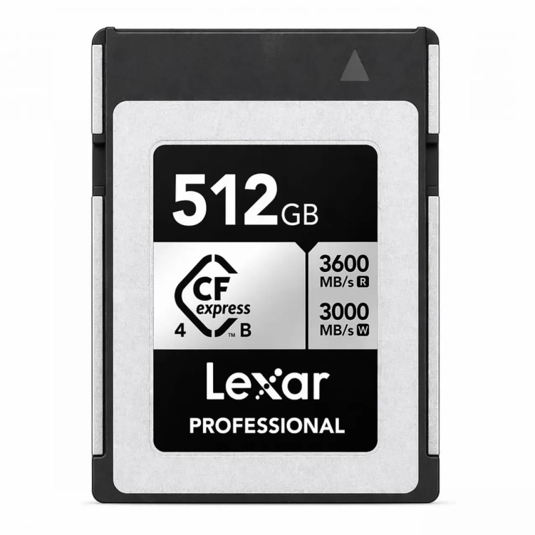 Karta Lexar CFexpress 4.0 Pro Silver Serie R3600/W3000/SW2600 512GB