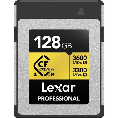Karta Lexar CFexpress Pro Gold R3600/W3300 128GB