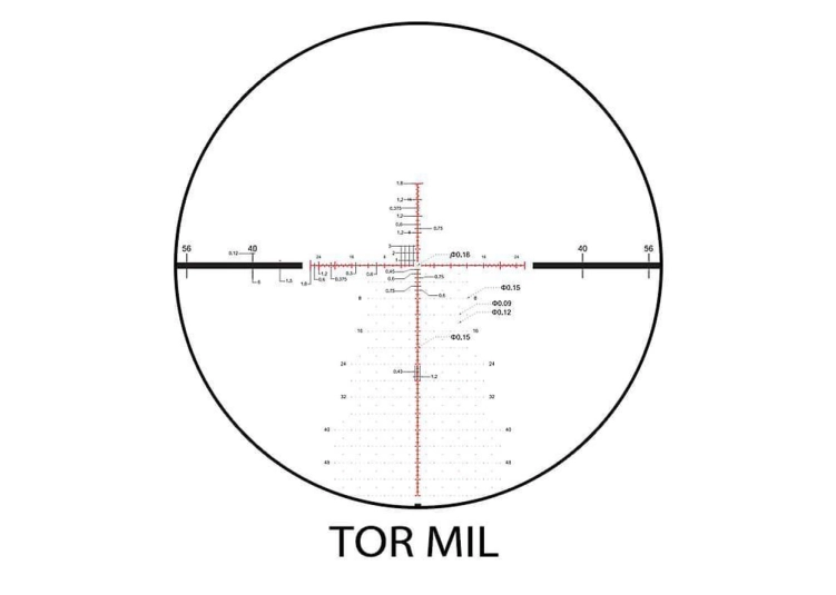 Luneta celownicza Arken EP5 GenII 5-25x56 TOR MIL