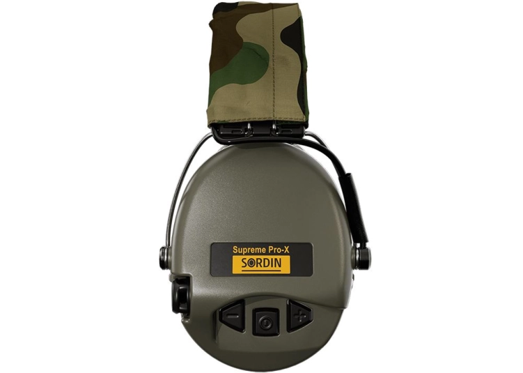Słuchawki ochronne Sordin Supreme Pro X LED Textile (Textile/Camo)