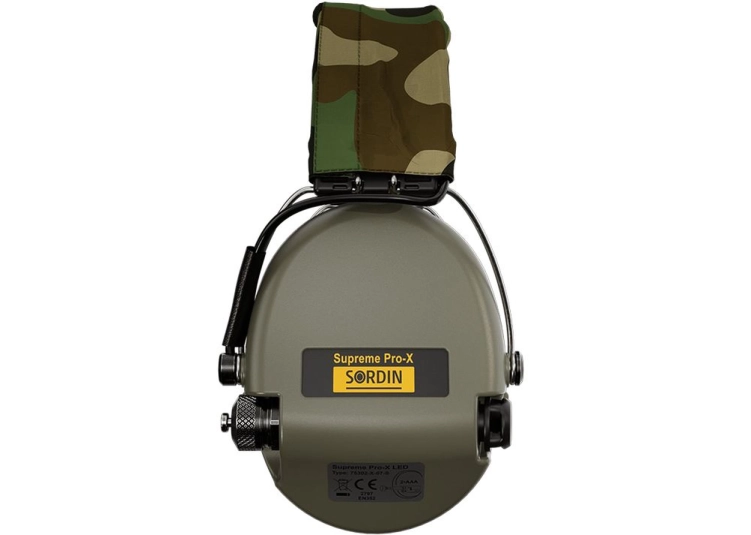 Słuchawki ochronne Sordin Supreme Pro X LED Textile (Textile/Camo)