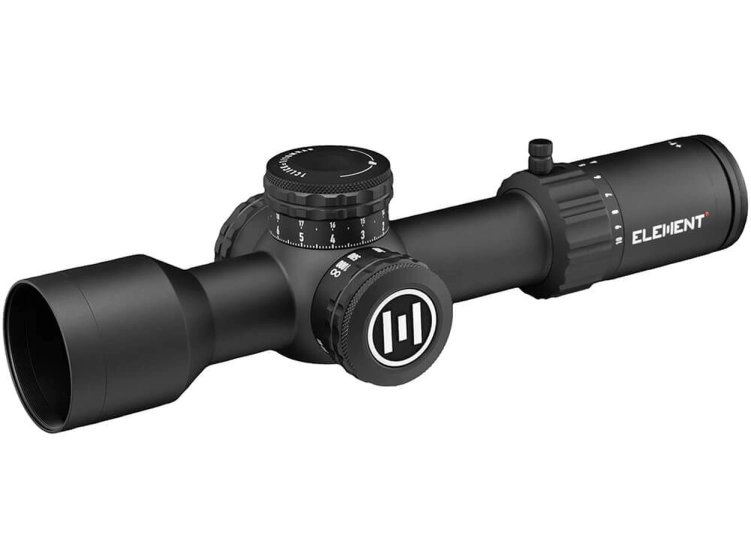 Element Optics Theos 2-10x42 MPR-1D MRAD (Black/FDE)