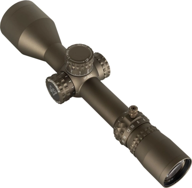 Luneta celownicza Nightforce NX8 2,5-20x50 F1 MIL-XT Dark Earth C665