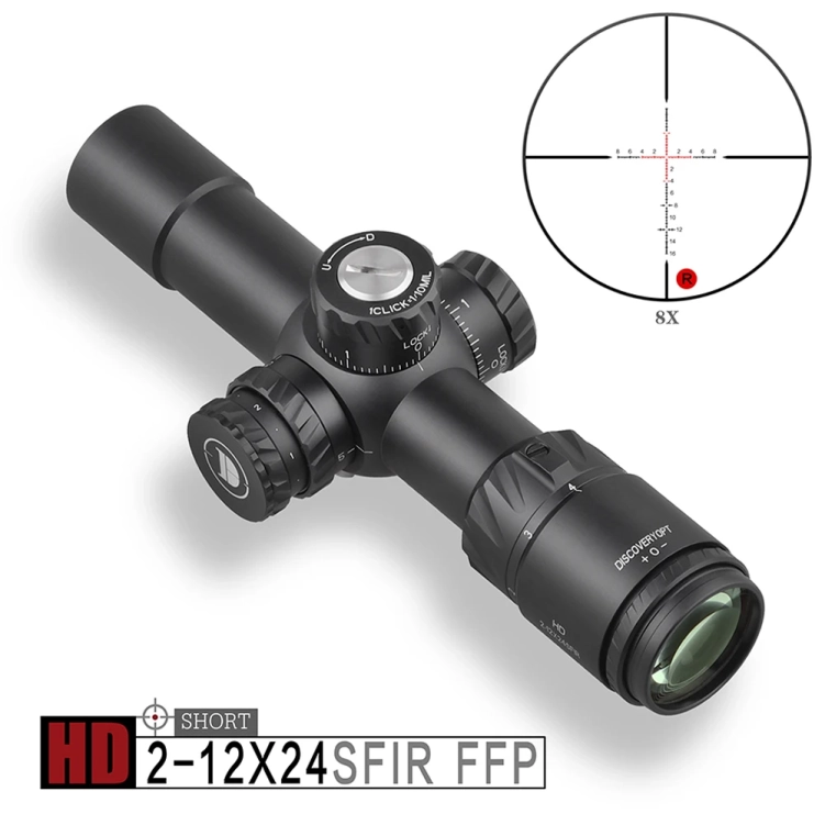 Luneta celownicza Discovery Optics HD 2-12X24SFIR FFP-MRAD