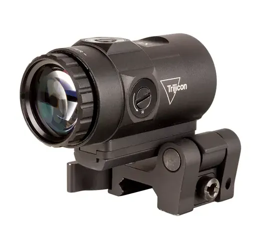 Powiększalnik Trijicon MRO HD Magnifier 3x25 z montażem Flip Mount Black