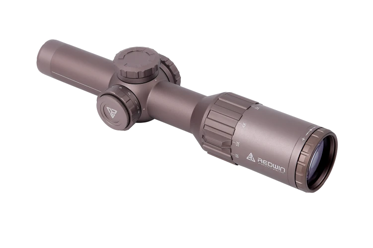 Luneta biegowa Redwin Scarlet 1-6x24 SFP Brązowa