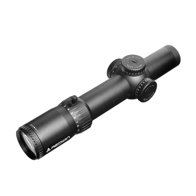 Luneta biegowa Redwin Whiteeagle 1-10x28 FFP Czarny