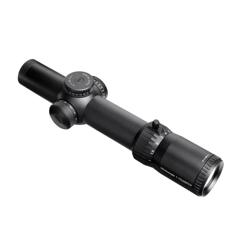 Luneta biegowa Redwin Whiteeagle 1-10x28 FFP Czarny