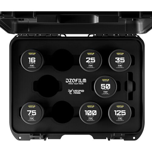 Zestaw DZOFILM Vespid Prime V2 16/25/35/50/75/100/125 mm PL/EF z walizką