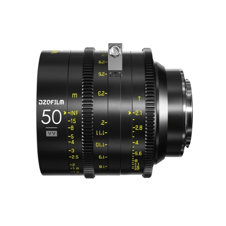 Obiektyw filmowy DZOFILM Vespid Cyber 50 mm T2.1 PL/EF FF/VV z interfejsem danych