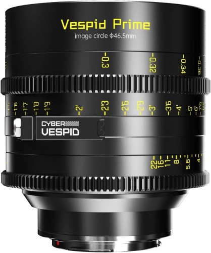 Obiektyw filmowy DZOFILM Vespid Cyber 35 mm T2.1 PL/EF FF/VV z interfejsem danych