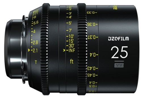 Obiektyw filmowy DZOFILM Vespid Prime 25 mm T2.1 PL/EF FF/VV