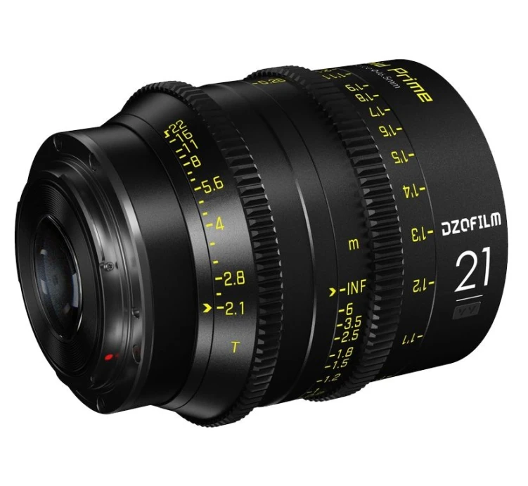 Obiektyw filmowy DZOFILM Vespid Prime 21 mm T2.1 PL/EF FF/VV