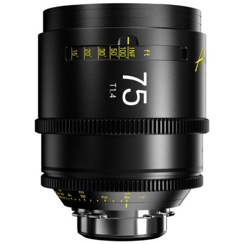 Obiektyw filmowy DZOFILM Arles 75 mm T1.4 PL FF/VV metryczny