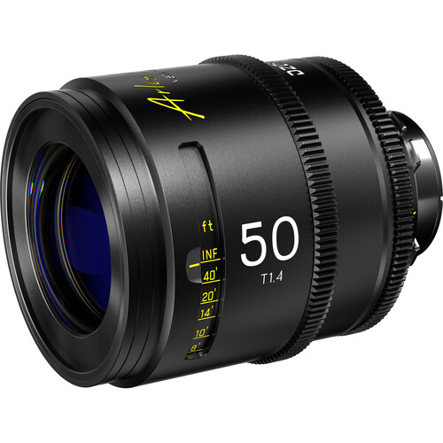 Obiektyw filmowy DZOFILM Arles 50 mm T1.4 PL FF/VV metryczny