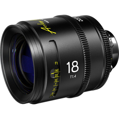 Obiektyw filmowy DZOFILM Arles 18 mm T1.4 PL FF/VV metryczny
