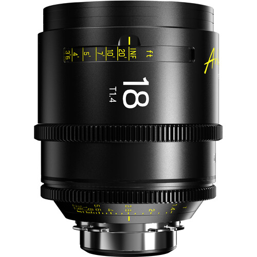 Obiektyw filmowy DZOFILM Arles 18 mm T1.4 PL FF/VV metryczny