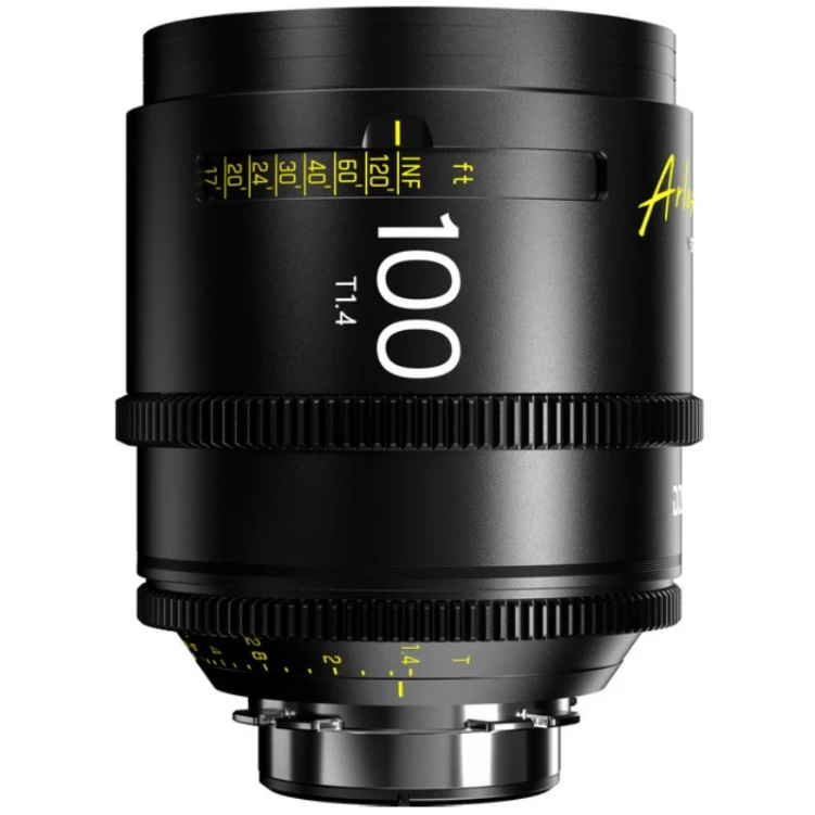 Obiektyw filmowy DZOFILM Arles 100 mm T1.4 PL FF/VV metryczny