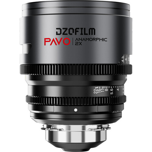 Obiektyw anamorficzny DZOFILM Pavo 2x 55 mm T2.1 PL/EF S35 metryczny neutralna powłoka