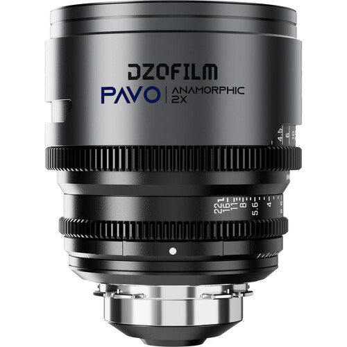 Obiektyw anamorficzny DZOFILM Pavo 2x 55 mm T2.1 PL/EF S35 metryczny niebieska powłoka