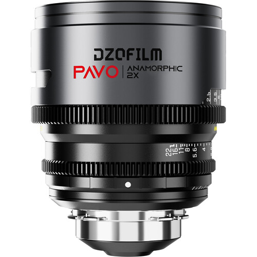 Obiektyw anamorficzny DZOFILM Pavo 2x 32 mm T2.1 PL/EF S35 metryczny neutralna powłoka