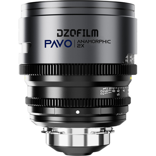 Obiektyw anamorficzny DZOFILM Pavo 2x 32 mm T2.1 PL/EF S35 metryczny niebieska powłoka
