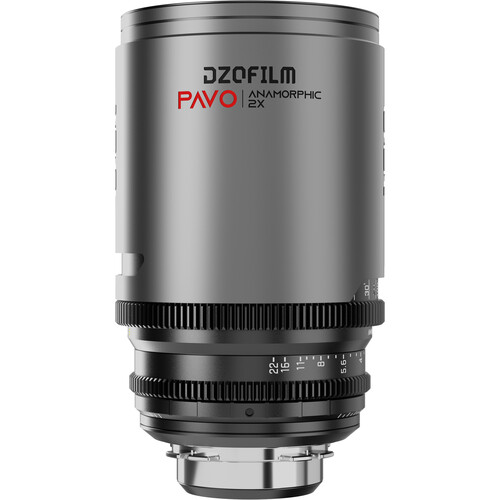 Obiektyw anamorficzny DZOFILM Pavo 2x 180 mm T2.8 PL/EF metryczny neutralna powłoka