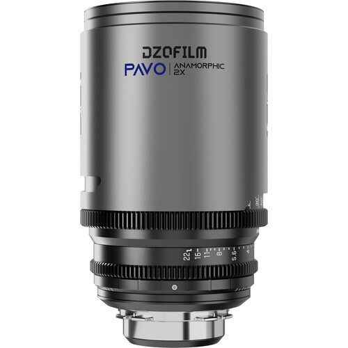 Obiektyw anamorficzny DZOFILM Pavo 2x 135 mm T2.5 PL/EF metryczny niebieska powłoka