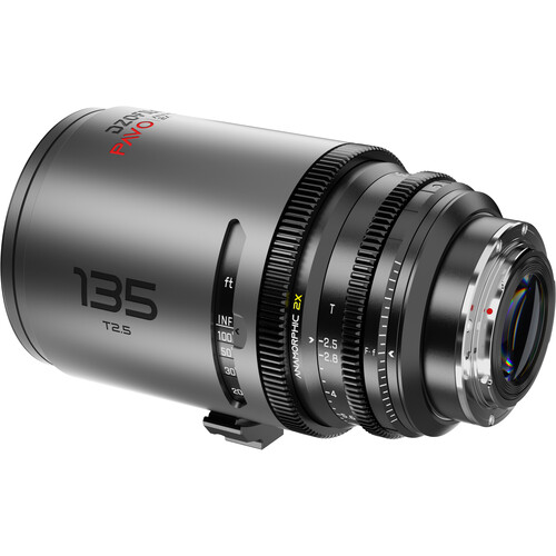 Obiektyw anamorficzny DZOFILM Pavo 2x 135 mm T2.5 PL/EF imperialny neutralna powłoka