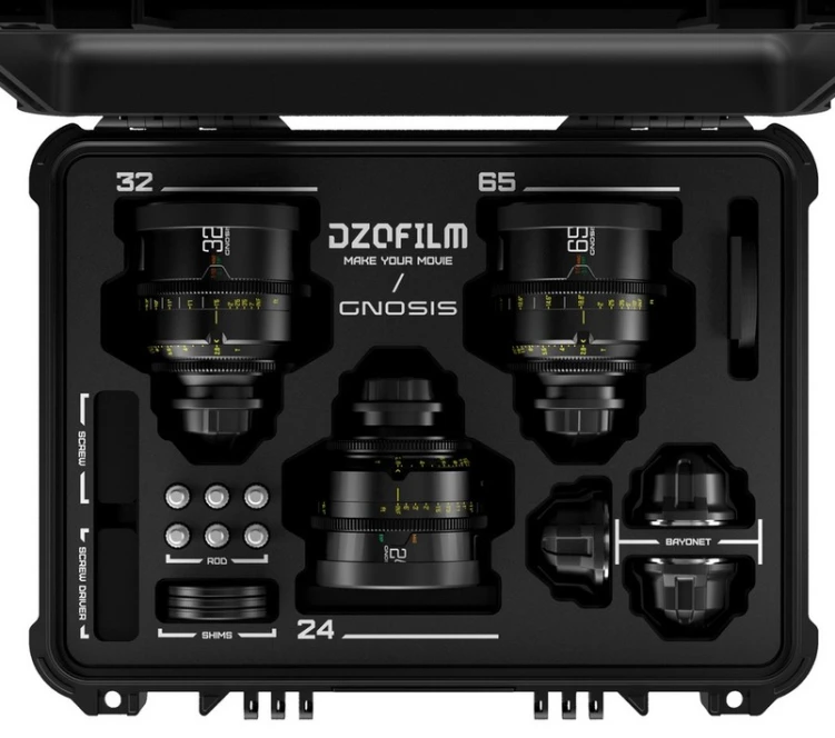 Zestaw DZOFILM Gnosis 24/32/65 mm T2.8 metryczny
