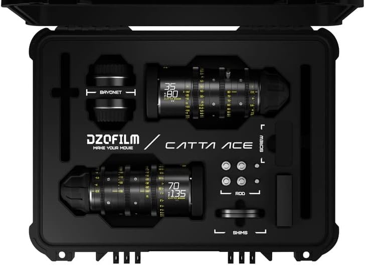 Zestaw DZOFILM Catta Ace Zoom 35-80/70-135 mm T2.9 czarny