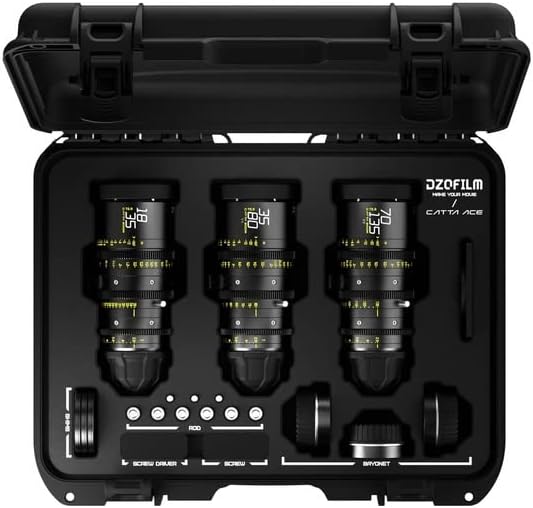 Zestaw DZOFILM Catta Ace Zoom 18-35/35-80/70-135 mm T2.9 czarny