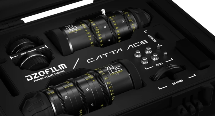 Zestaw DZOFILM Catta Ace Zoom 18-35/70-135 mm T2.9 czarny