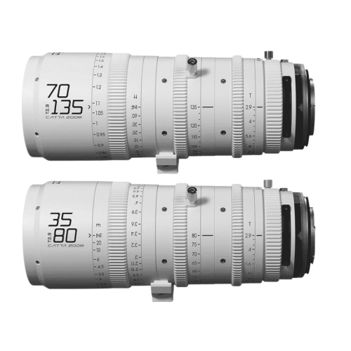 Zestaw DZOFILM Catta Zoom 35-80/70-135 mm T2.9 biały