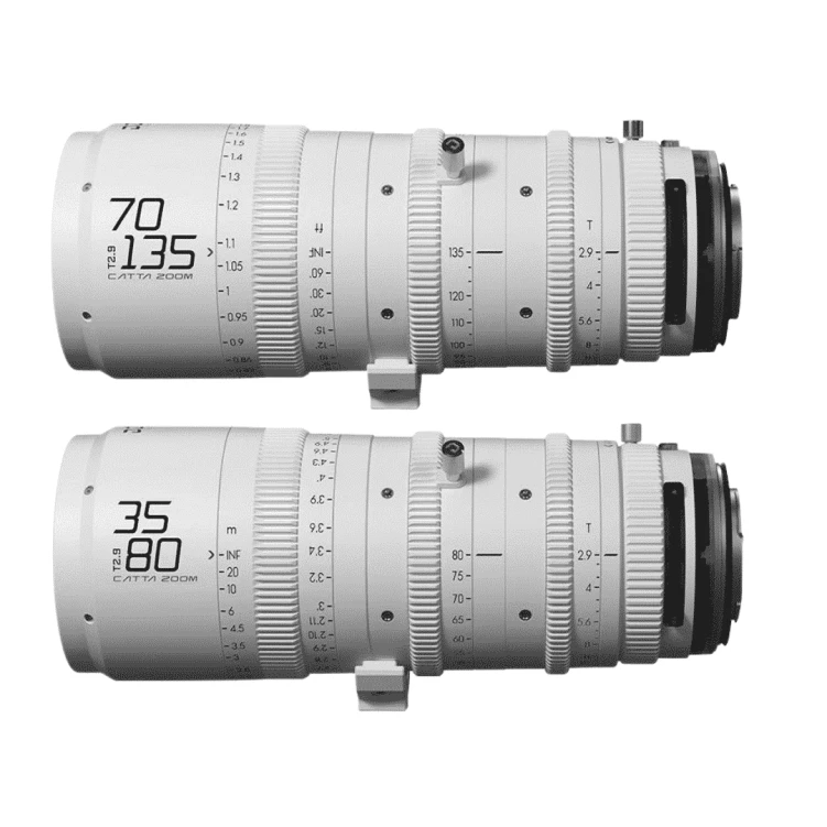 Zestaw DZOFILM Catta Zoom 35-80/70-135 mm T2.9 biały