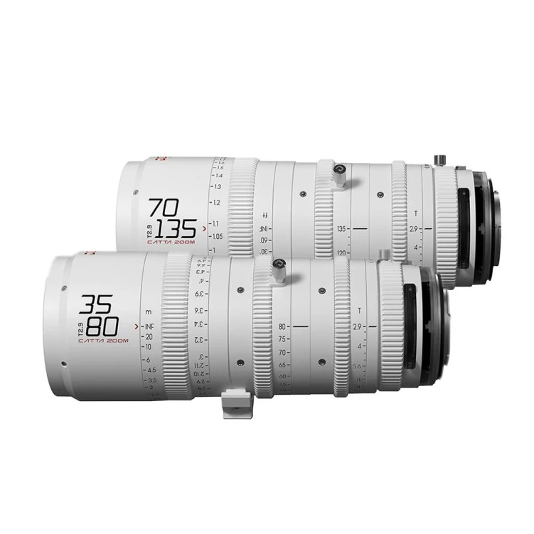 Zestaw DZOFILM Catta Zoom 35-80/70-135 mm T2.9 biały
