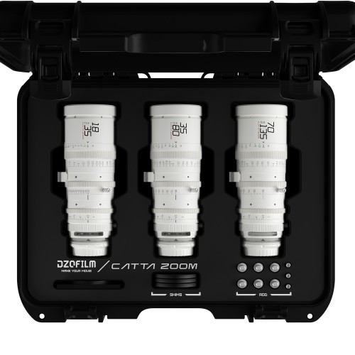 Zestaw DZOFILM Catta Zoom 18-35/35-80/70-135 mm T2.9 biały