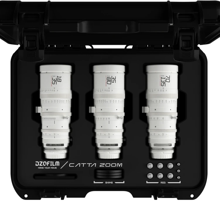 Zestaw DZOFILM Catta Zoom 18-35/35-80/70-135 mm T2.9 biały