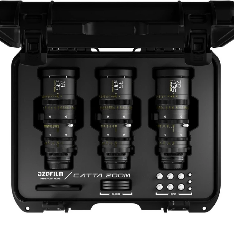 Zestaw DZOFILM Catta Zoom 18-35/35-80/70-135 mm T2.9 czarny