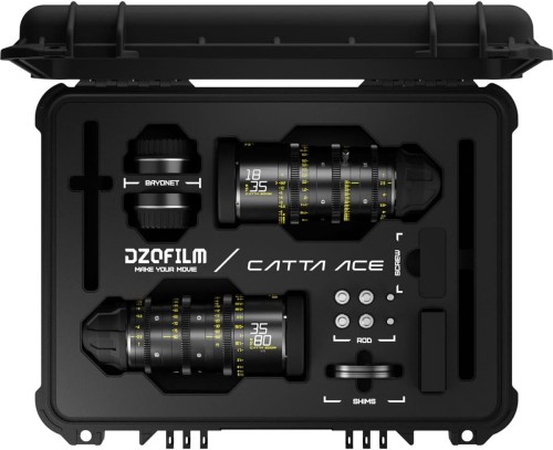 Zestaw DZOFILM Catta Zoom 18-35/35-80 mm T2.9 czarny