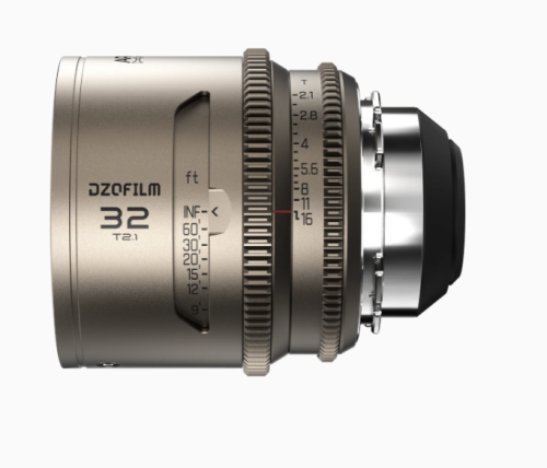 Obiektyw anamorficzny DZOFILM Arcana Prime 32 mm T2.1 1.5x PL FF metryczny