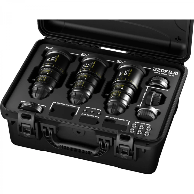 Zestaw DZOFILM Pictor Zoom 14-30/20-55/50-125 mm T2.8 czarny
