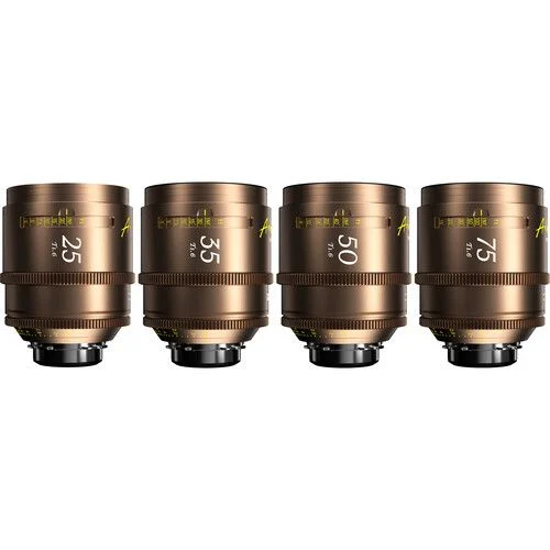 Zestaw DZOFILM Arles Lustre 25/35/50/75 mm T1.6 PL FF/VV metryczny