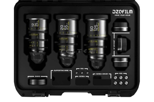 Zestaw DZOFILM Pictor Zoom 12-25/20-55/50-125 mm T2.8 czarny