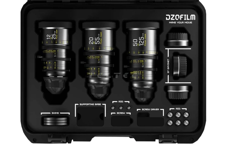 Zestaw DZOFILM Pictor Zoom 12-25/20-55/50-125 mm T2.8 czarny