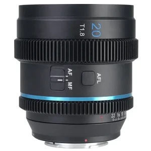 Obiektyw Sirui 20 mm T1.8 1.33x S35 AF anamorficzny (Sony E)(Niebieska Flara)