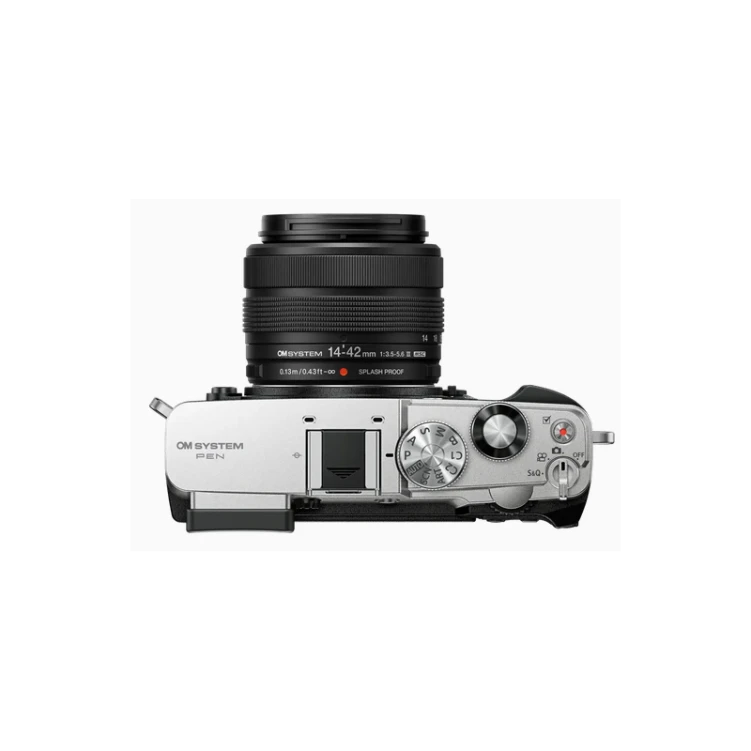 Aparat OM SYSTEM PEN + 14-42mm F3.5-5.6 III srebrny