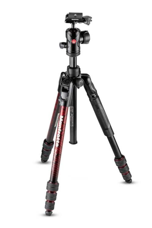 Manfrotto Statyw Befree Advanced Twist MKBFRTA4RD-BH z gł. kulową i torbą Czerwony